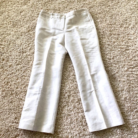 LOFT Pants - LOFT Cotton Linen Slacks